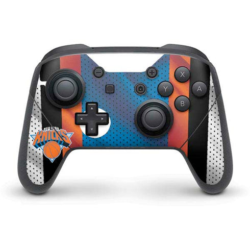 NBA New York Knicks Away Jersey Nintendo Switch Pro Controller Skin