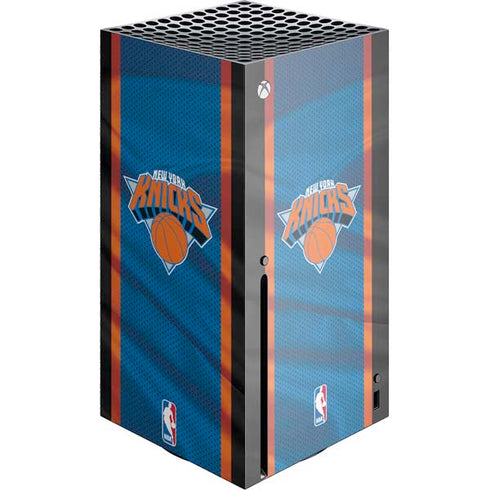 NBA New York Knicks Away Jersey Xbox Series X Console Skin
