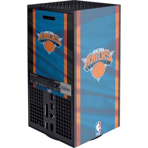 NBA New York Knicks Away Jersey Xbox Series X Console Skin