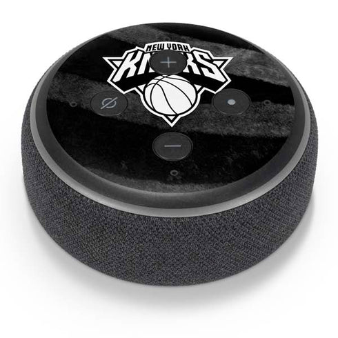 NBA New York Knicks Black Animal Print Amazon Echo Dot Skin