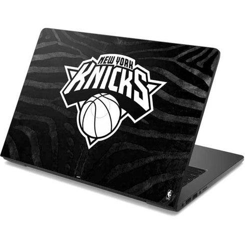 NBA New York Knicks Black Animal Print Dell Chromebook Skin