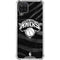 NBA New York Knicks Black Animal Print Galaxy A12 Clear Case