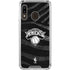 NBA New York Knicks Black Animal Print Galaxy A30 Clear Case
