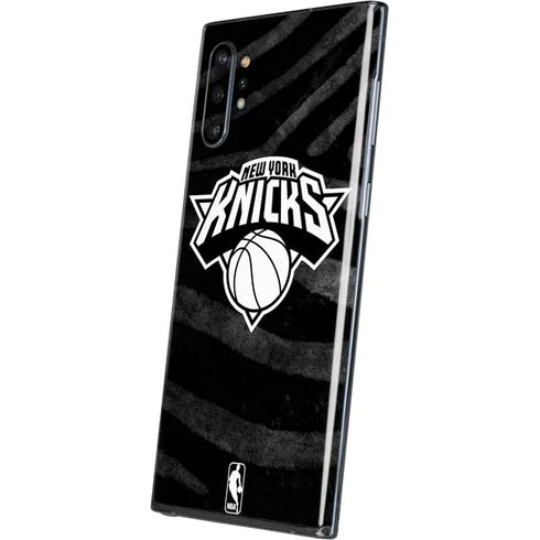 NBA New York Knicks Black Animal Print Galaxy Note 10 Plus Skin