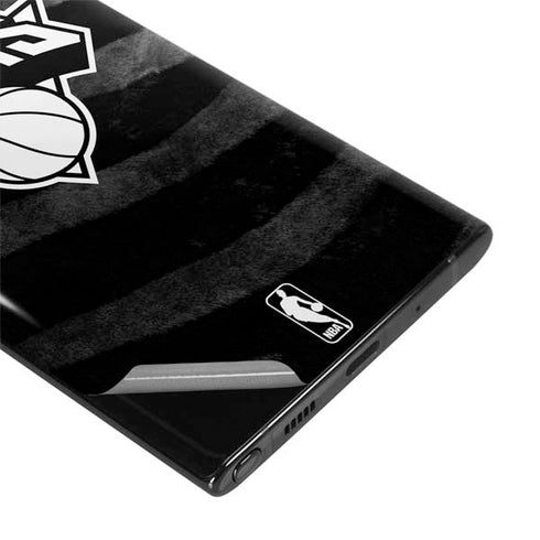 NBA New York Knicks Black Animal Print Galaxy Note 10 Skin