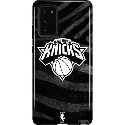 NBA New York Knicks Black Animal Print Galaxy Note20 5G Pro Case