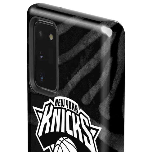 NBA New York Knicks Black Animal Print Galaxy Note20 5G Pro Case
