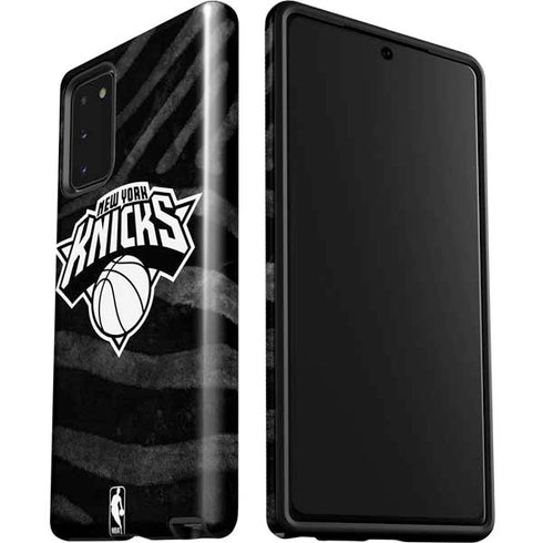 NBA New York Knicks Black Animal Print Galaxy Note20 5G Pro Case