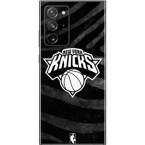 NBA New York Knicks Black Animal Print Galaxy Note20 Ultra 5G Skin