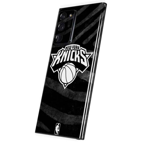NBA New York Knicks Black Animal Print Galaxy Note20 Ultra 5G Skin