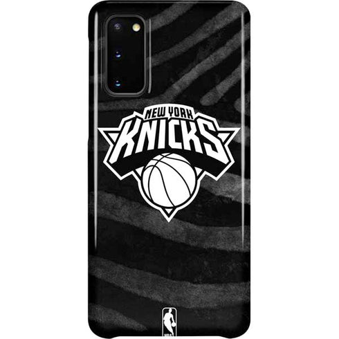 NBA New York Knicks Black Animal Print Galaxy S20 Lite Case