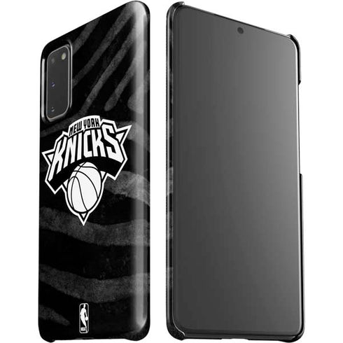 NBA New York Knicks Black Animal Print Galaxy S20 Lite Case