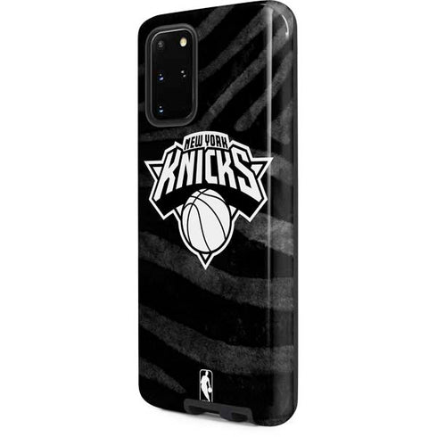 NBA New York Knicks Black Animal Print Galaxy S20 Plus Pro Case