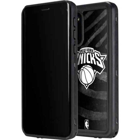 NBA New York Knicks Black Animal Print Galaxy S20 Plus Waterproof Case