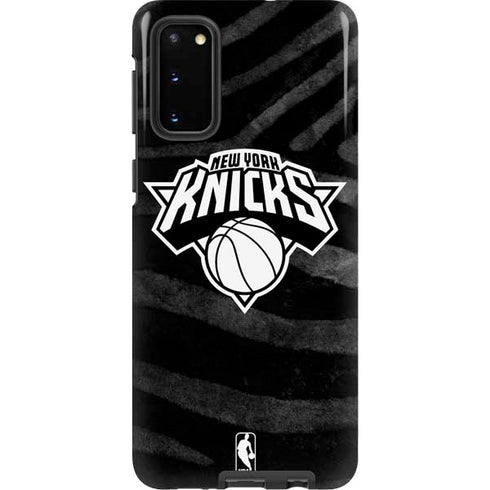 NBA New York Knicks Black Animal Print Galaxy S20 Pro Case