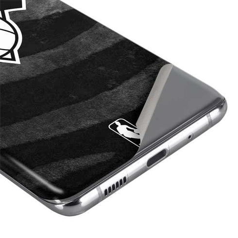 NBA New York Knicks Black Animal Print Galaxy S20 Skin