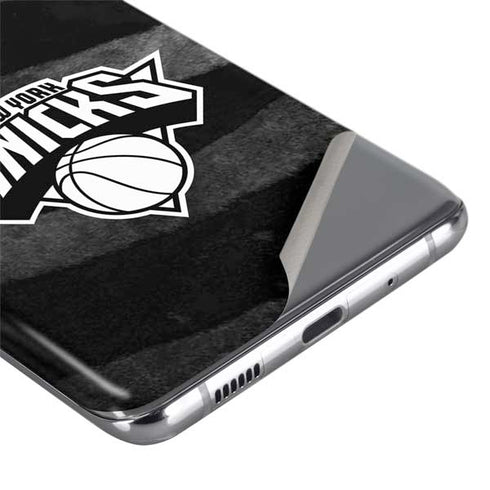 NBA New York Knicks Black Animal Print Galaxy S20 Ultra 5G Skin
