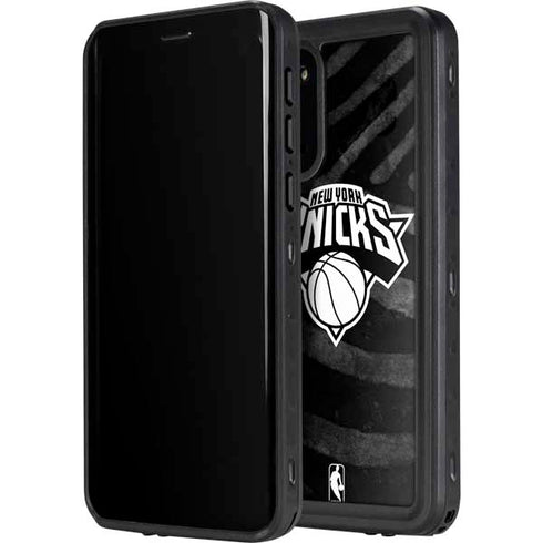 NBA New York Knicks Black Animal Print Galaxy S20 Waterproof Case