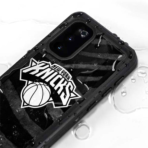 NBA New York Knicks Black Animal Print Galaxy S20 Waterproof Case