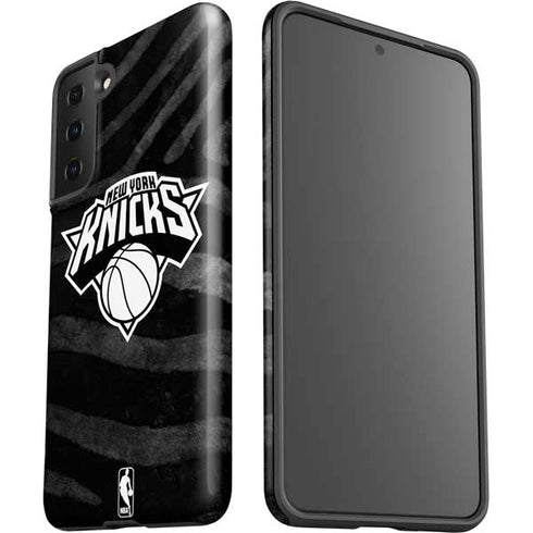 NBA New York Knicks Black Animal Print Galaxy S21 Plus 5G Pro Case