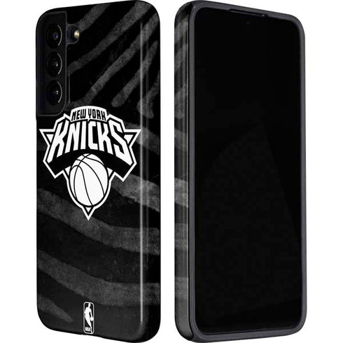 NBA New York Knicks Black Animal Print Galaxy S22 Pro Case