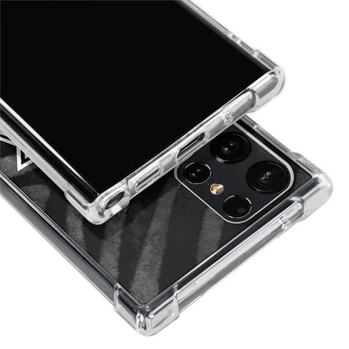NBA New York Knicks Black Animal Print Galaxy S22 Ultra Clear Case