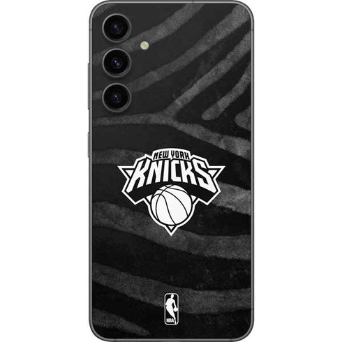 NBA New York Knicks Black Animal Print Galaxy S23 FE Skin