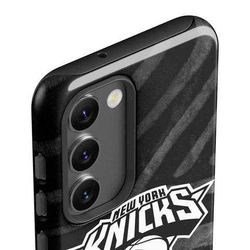 NBA New York Knicks Black Animal Print Galaxy S23 Pro Case