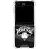 NBA New York Knicks Black Animal Print Galaxy Z Flip5 5G Clear Case