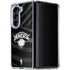 NBA New York Knicks Black Animal Print Galaxy Z Fold5 5G Clear Case