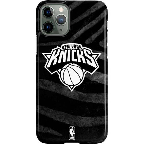 NBA New York Knicks Black Animal Print iPhone 11 Pro Lite Case