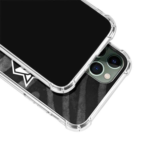 NBA New York Knicks Black Animal Print iPhone 11 Pro Max Clear Case