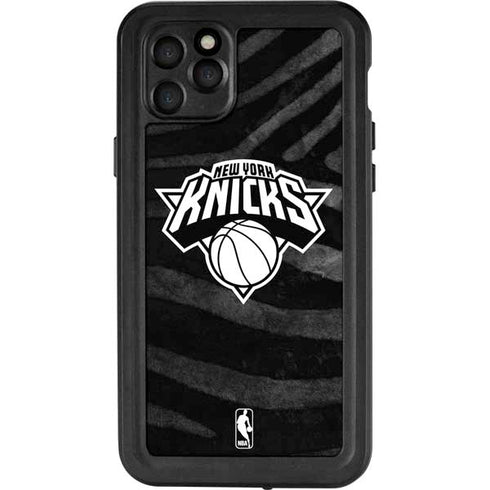 NBA New York Knicks Black Animal Print iPhone 11 Pro Max Waterproof Case