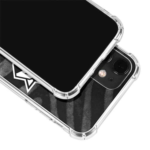 NBA New York Knicks Black Animal Print iPhone 12 Mini Clear Case