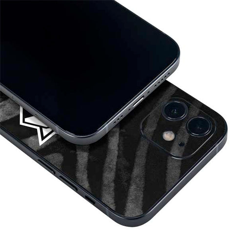 NBA New York Knicks Black Animal Print iPhone 12 Mini Skin