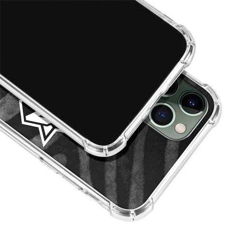 NBA New York Knicks Black Animal Print iPhone 12 Pro Clear Case