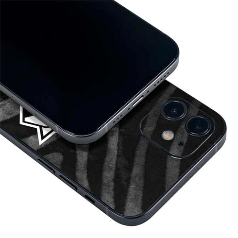 NBA New York Knicks Black Animal Print iPhone 12 Skin