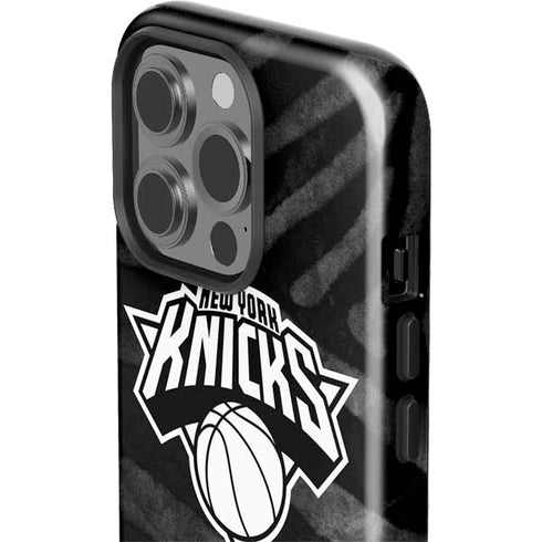 NBA New York Knicks Black Animal Print iPhone 13 Pro Impact Case