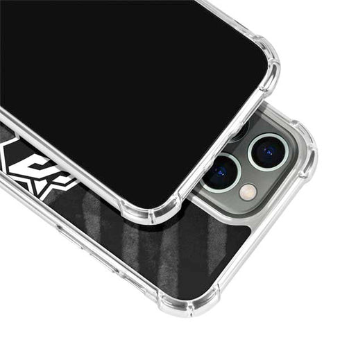 NBA New York Knicks Black Animal Print iPhone 14 Pro Clear Case