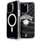 NBA New York Knicks Black Animal Print iPhone 14 Pro MagSafe Case
