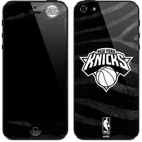 NBA New York Knicks Black Animal Print iPhone 5/5s/5SE Skin
