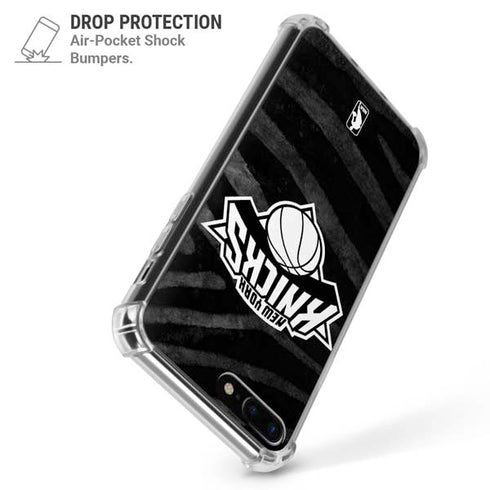 NBA New York Knicks Black Animal Print iPhone 7/8 Plus Clear Case