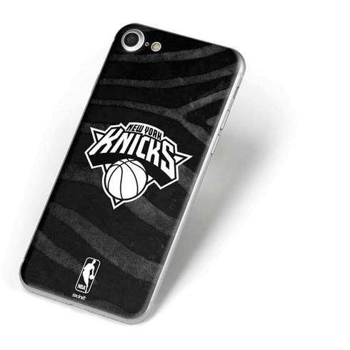 NBA New York Knicks Black Animal Print iPhone 8 Skin