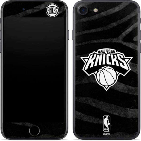 NBA New York Knicks Black Animal Print iPhone SE (2nd & 3rd Gen) Skin