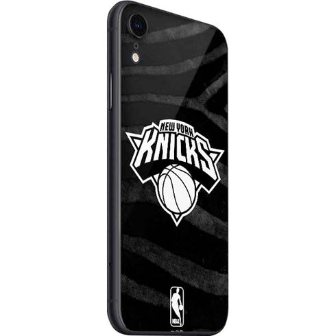 NBA New York Knicks Black Animal Print iPhone SE (2nd & 3rd Gen) Skin