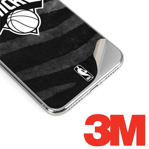 NBA New York Knicks Black Animal Print iPhone XR Skin