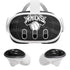 NBA New York Knicks Black Animal Print Meta Quest 3 Skin