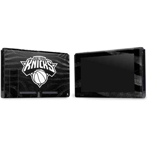 NBA New York Knicks Black Animal Print Nintendo Switch Bundle Skin