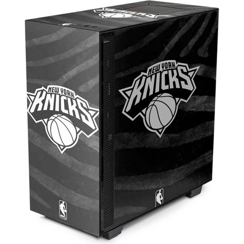 NBA New York Knicks Black Animal Print NZXT H510 Compact ATX Mid-Tower Case Skin