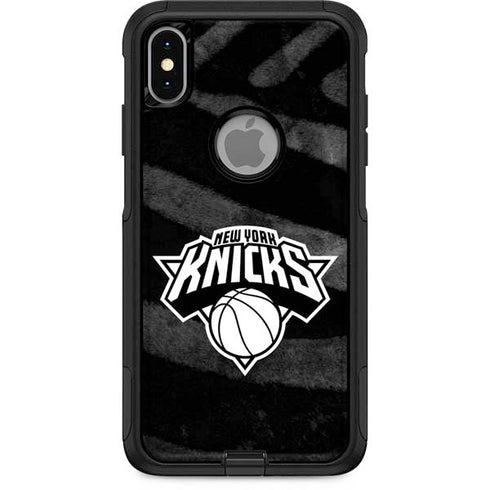 NBA New York Knicks Black Animal Print Otterbox Commuter iPhone Skin